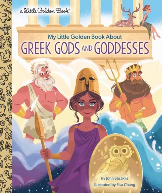 My Little Golden Book About Greek Gods and Goddesses - Diavazo Greek Books