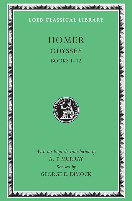 Loeb: Homer: Odyssey, Volume I, Books 1 - 12 - A. T. Murray / George E. Dimock - Diavazo Greek Books