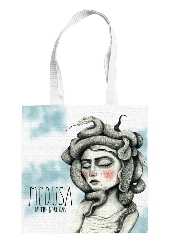 Medusa of the Gorgons Tote Bag