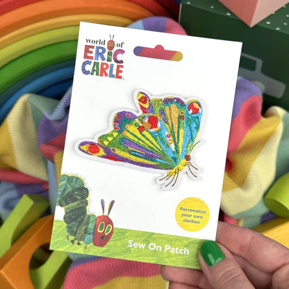 Butterfly Sew / Iron On Patch Eric Carle's World - Diavazo Greek Books