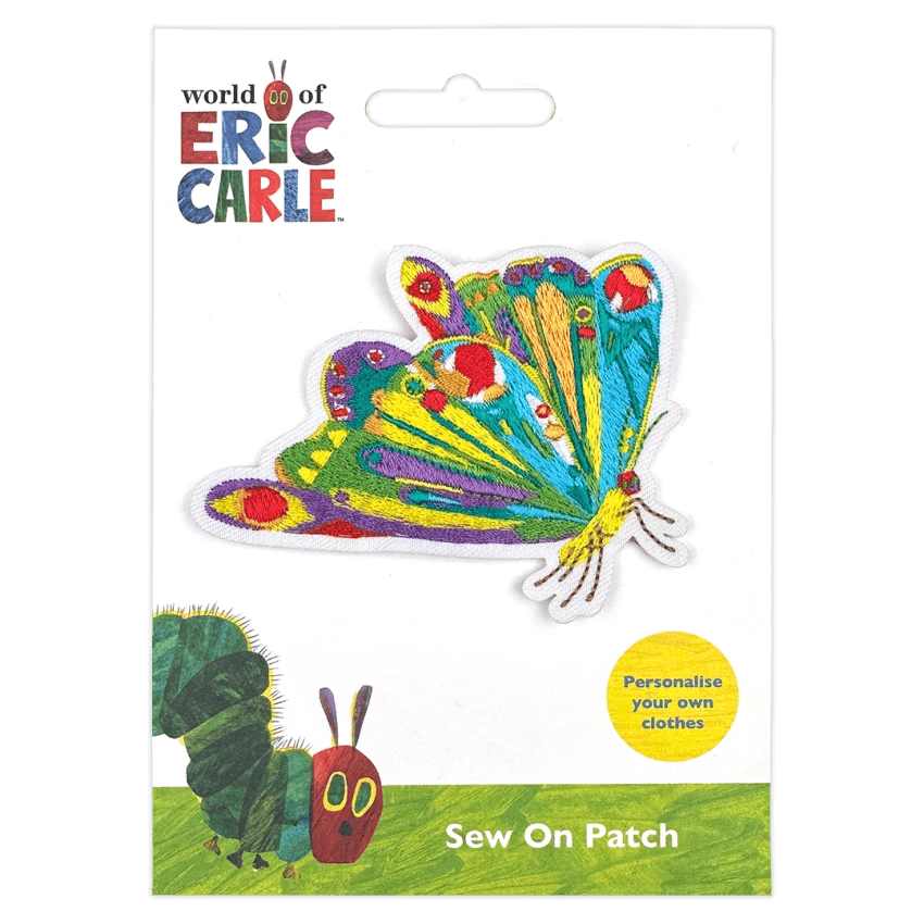 Butterfly Sew / Iron On Patch Eric Carle's World - Diavazo Greek Books