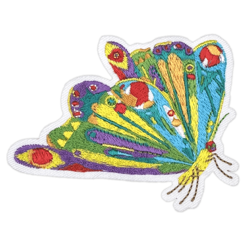 Butterfly Sew / Iron On Patch Eric Carle's World - Diavazo Greek Books