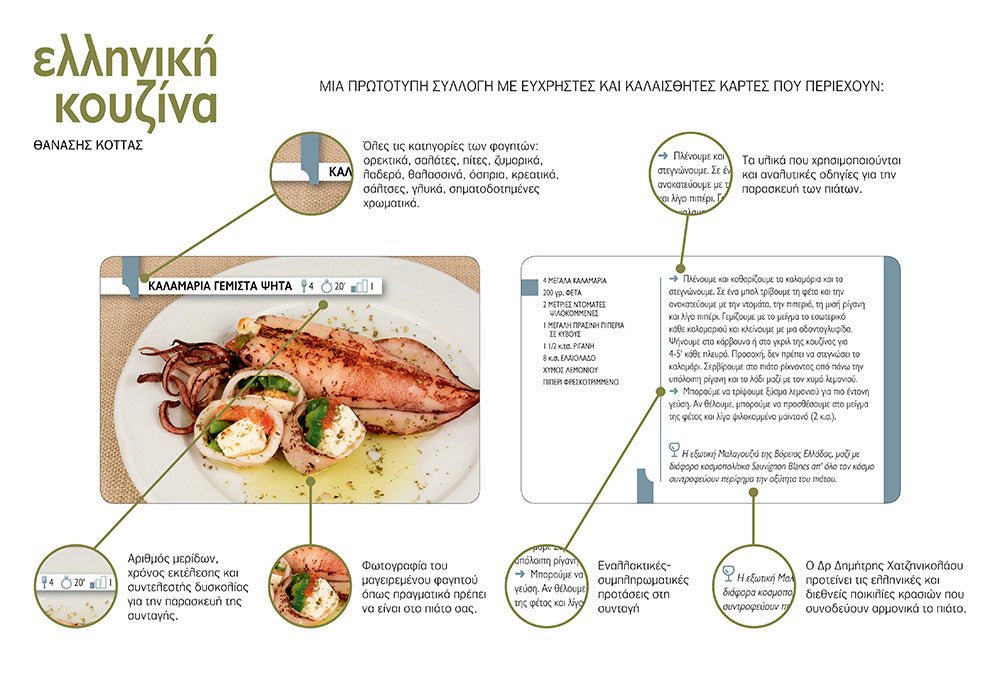 Ελληνική κουζίνα - Θανάσης Κόττας / Δημήτρης Χατζηνικολάου - Diavazo Greek Books