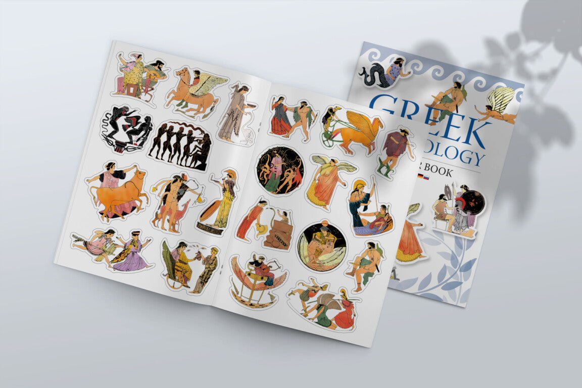 Greek Mythology Sticker Book - Στέλλα Καλογεράκη - Diavazo Greek Books