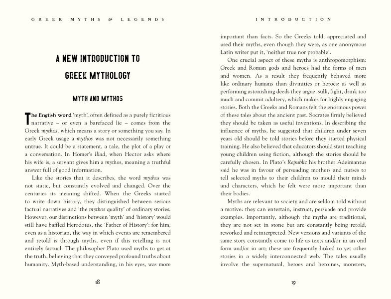 Greek Myths & Legends : Tales of Heroes, Gods & Monsters