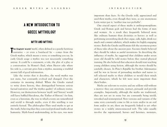 Greek Myths & Legends : Tales of Heroes, Gods & Monsters
