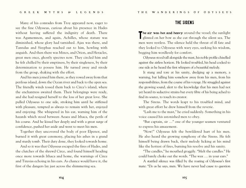 Greek Myths & Legends : Tales of Heroes, Gods & Monsters