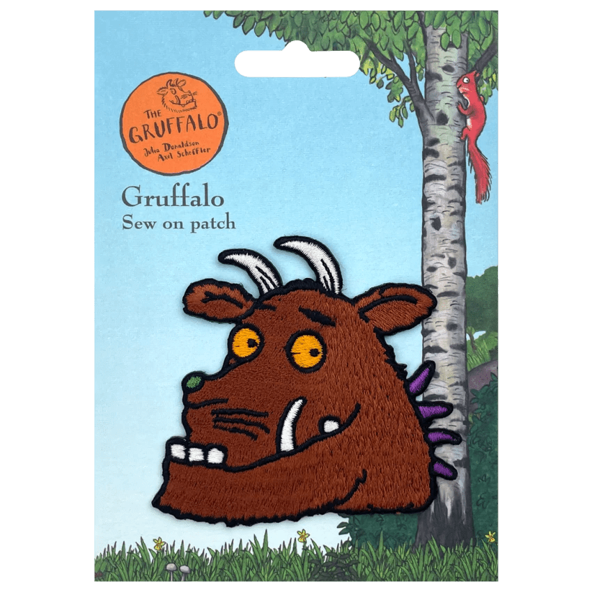 Gruffalo Head Sew / Iron On Patch - Γκρούφαλο - Diavazo Greek Books