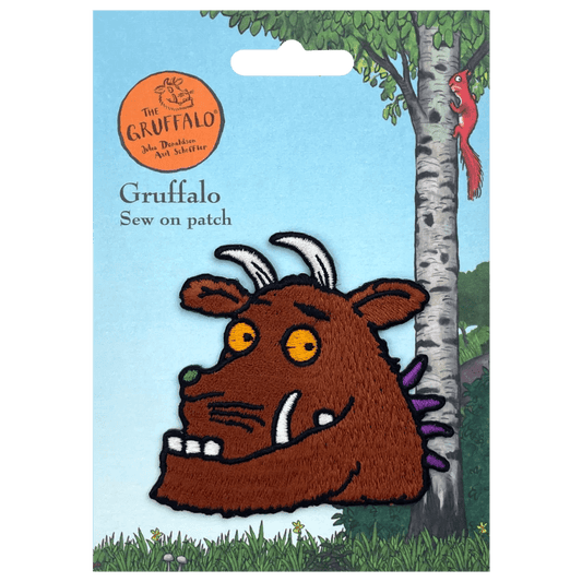 Gruffalo Head Sew / Iron On Patch - Γκρούφαλο - Diavazo Greek Books