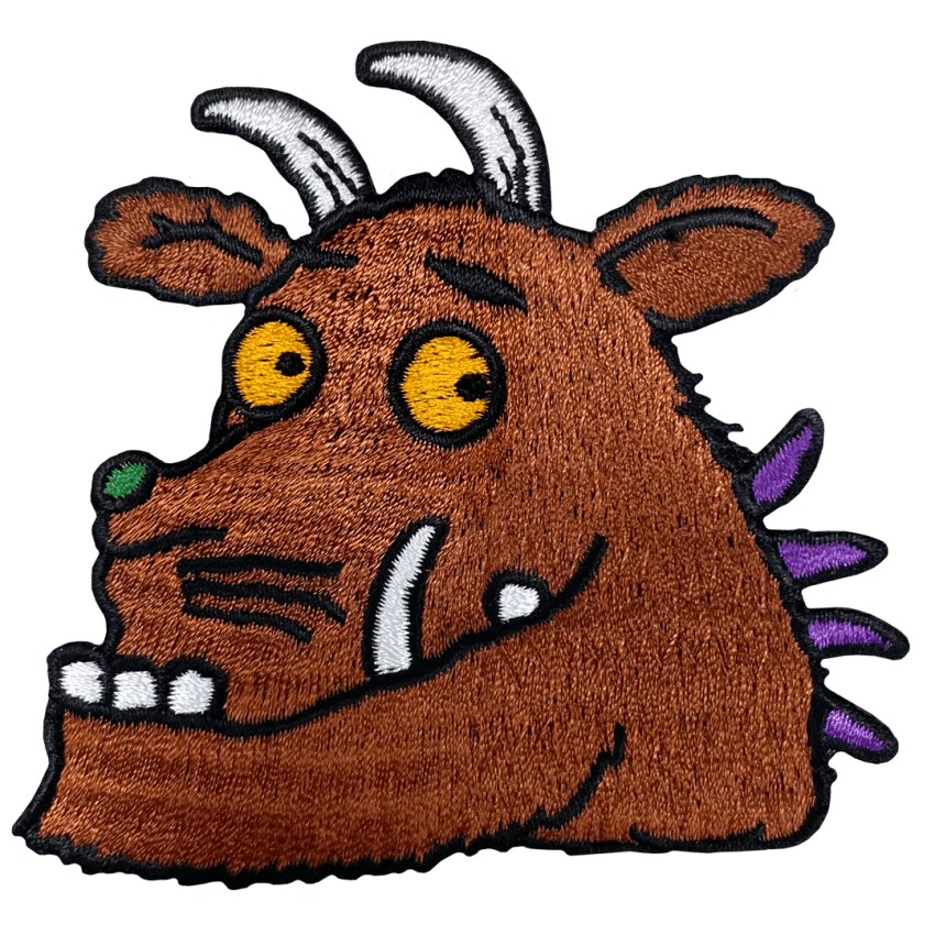 Gruffalo Head Sew / Iron On Patch - Γκρούφαλο - Diavazo Greek Books