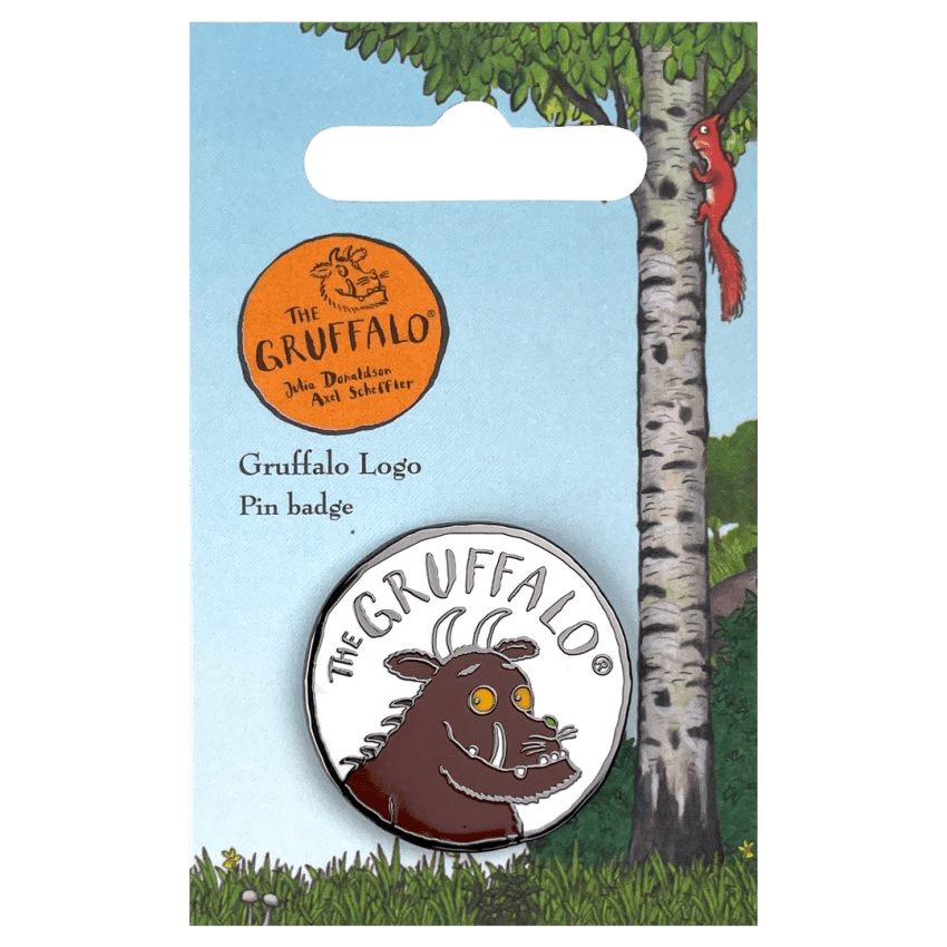Gruffalo Logo Pin Badge / Κονκάρδα Γκρούφαλο - Diavazo Greek Books