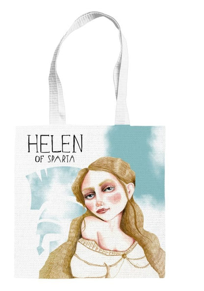 Helen of Sparta Tote Bag - Diavazo Greek Books