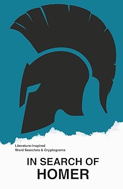 In Search of Homer (Cryptograms & Word Searches) - Maria Glymph - Diavazo Greek Books