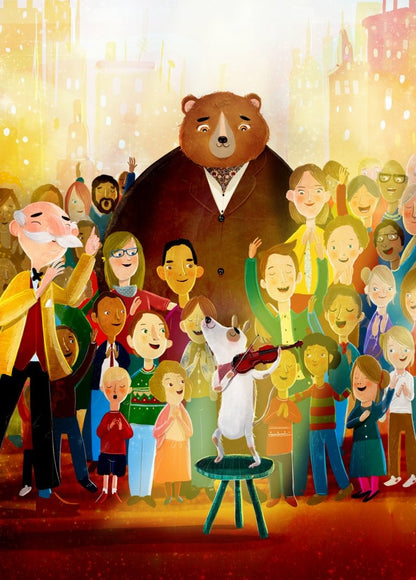 Ο Αρκούδος, το Πιάνο, ο Σκύλος και το Βιολί - David Litchfield - Diavazo Greek Books