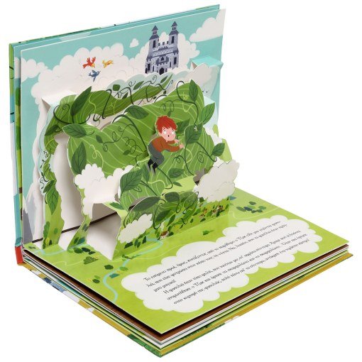 Ο Τζακ και η Φασολιά με Αναδιπλούμενες Εικόνες (Pop - Up / Interactive) - Diavazo Greek Books