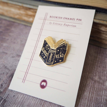 Readers Gonna Read - Book Lover Enamel Pin Badge - Reading / Κονκάρδα Βιβλιοφάγου - Diavazo Greek Books