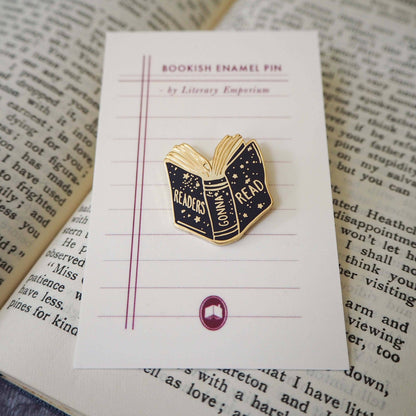 Readers Gonna Read - Book Lover Enamel Pin Badge - Reading / Κονκάρδα Βιβλιοφάγου - Diavazo Greek Books