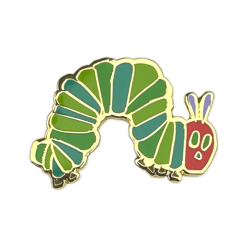 The Very Hungry Caterpillar Pin Badge / Κονκάρδα Μια Πολύ Πεινασμένη Κάμπια - Diavazo Greek Books