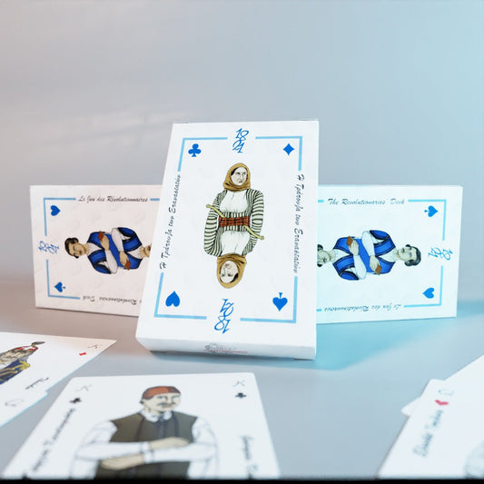 Card deck – The Revolutionaries’ Deck (Trilingual - English/French/Greek) - Diavazo Greek Books