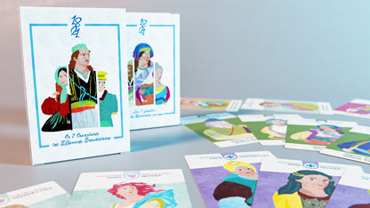 Card Game: Happy Families of the Greek Revolution (bilingual) - Diavazo Greek Books