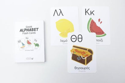Greek Alphabet Flash Cards - Clever Little Koalas - Diavazo Greek Books