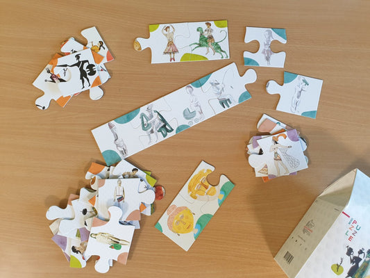 Mini - puzzle: Happy Families in Ancient Greece - Diavazo Greek Books