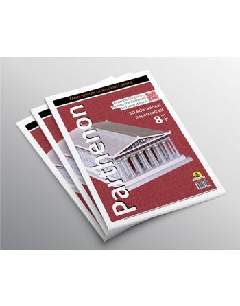 Monuments of Ancient Greece: Parthenon (3D Educational Papercraft Kit) - Diavazo Greek Books