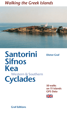 Santorini, Sifnos, Kea, Western & Southern Cyclades: 50 Walks on 11 Islands - Walking the Greek Islands - Diavazo Greek Books