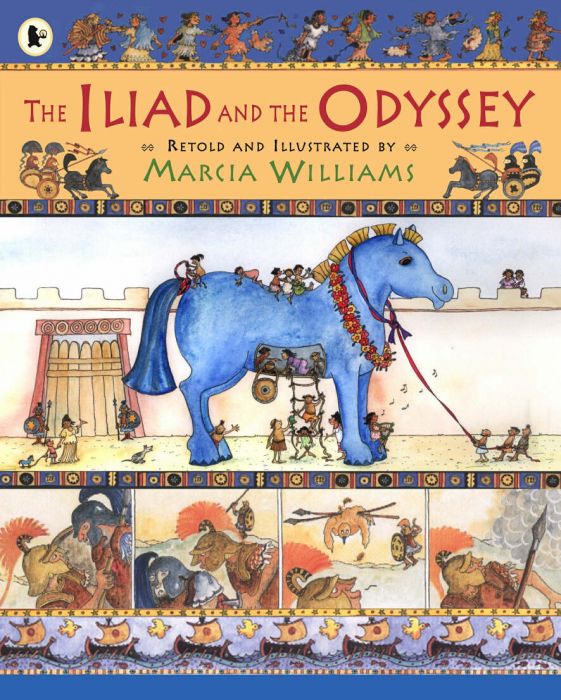 The Iliad & the Odyssey - Marcia Williams - Diavazo Greek Books