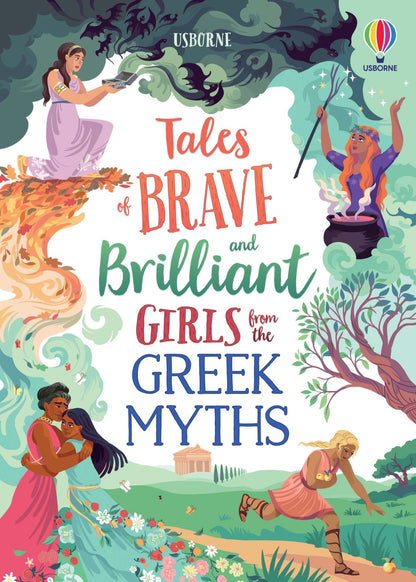 Usborne Tales of Brave and Brilliant Girls from the Greek Myths - Diavazo Greek Books