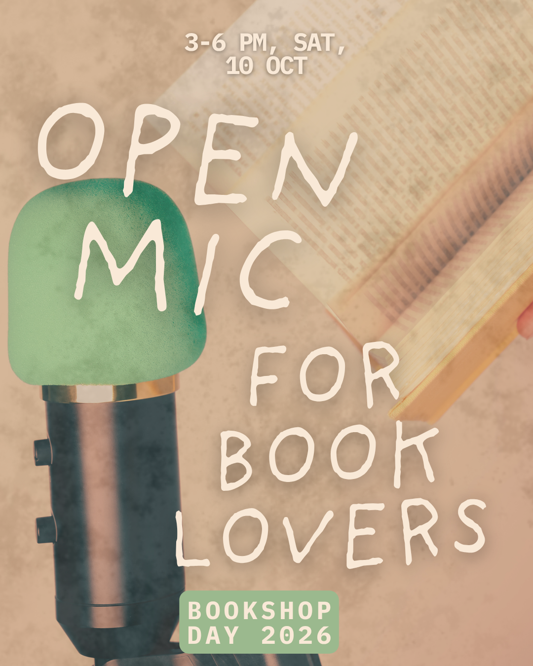 Bookshop Day 2026: Open Mic for Book Lovers
